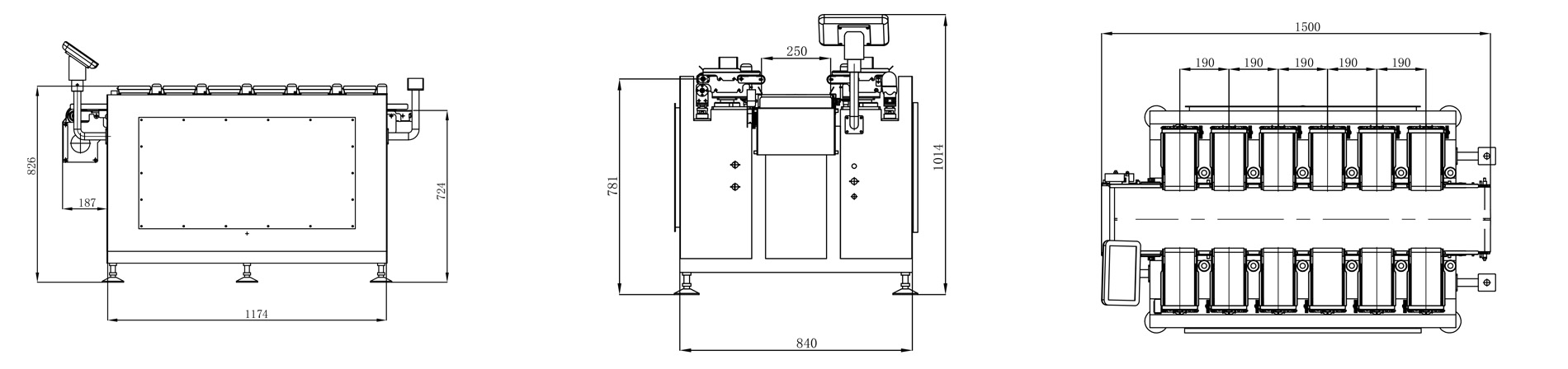 12头线性组合秤图