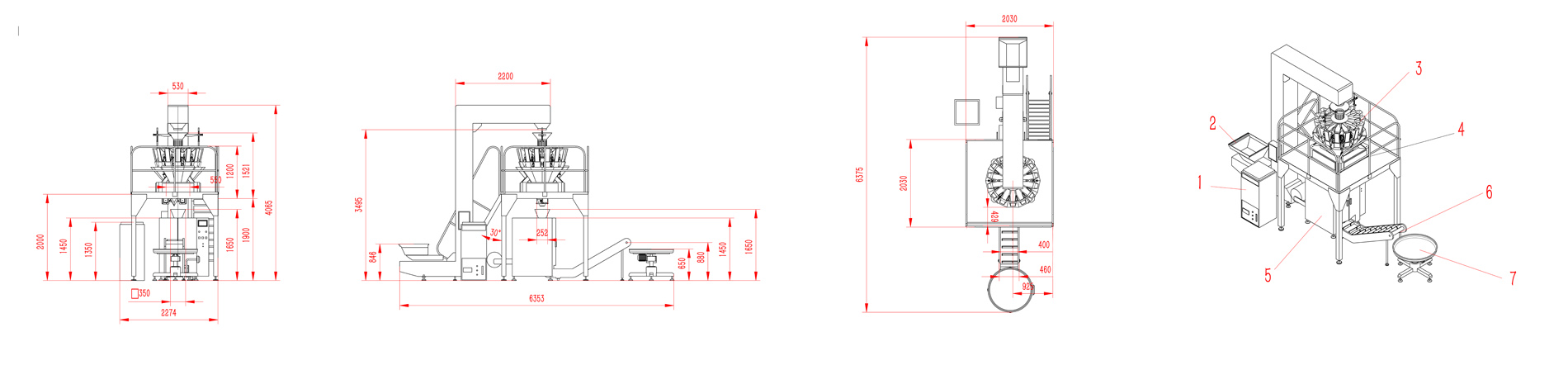 芯片包装机绘图