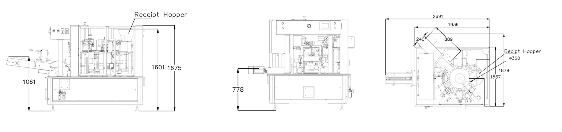 旋转包装机绘图